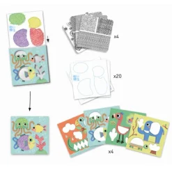 Djeco Tegn & Mal*Skravering Magalis Venner