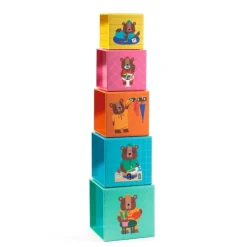 Djeco Blandet Legetøj*Stableklodser - Topanihouse