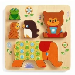 Djeco Puslespil*Stablepuslespil Woodypile