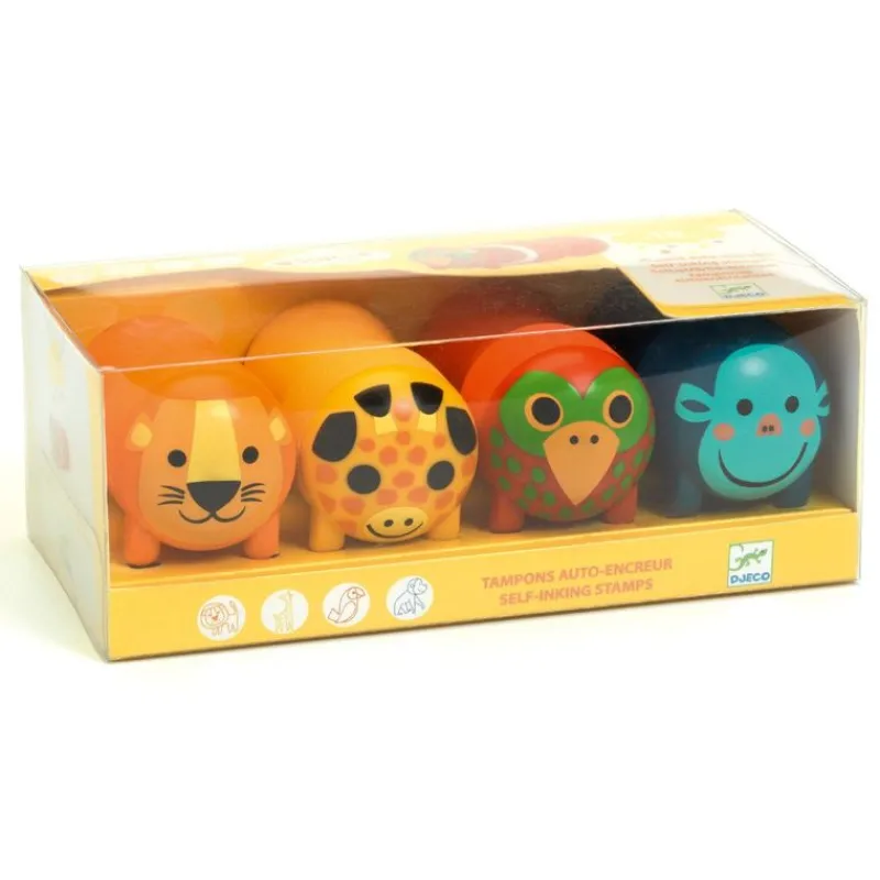 Djeco Øvrigt Krea*Stempler For De Sma, Safari