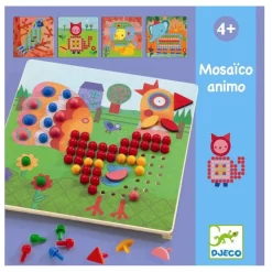 Djeco Øvrigt Krea*Stiftmosaik Dyr