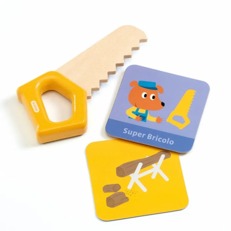 Djeco Værksted*Super Bricolo Vaerktojskuffert