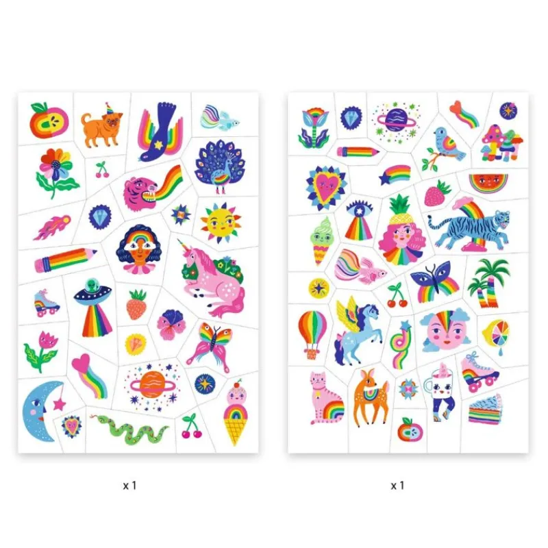 Djeco Tatoveringer*Tatoveringer, Regnbuer