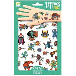 Djeco Tatoveringer*Tatoveringer, Skurker Mod Helte