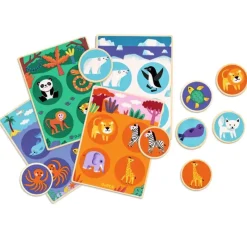 Djeco Spil*Traebillelotteri, Dyr