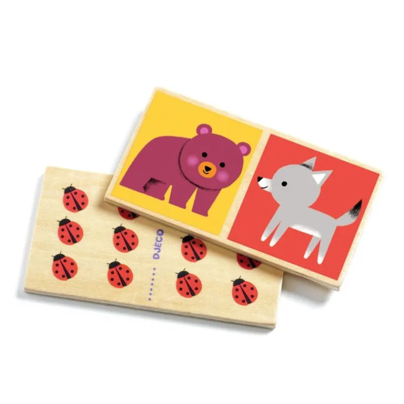 Djeco Spil*Traedomino, Sode Dyr