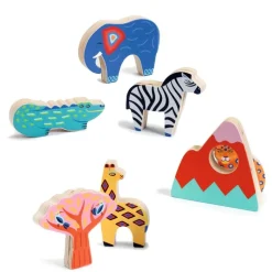 Djeco Puslespil*Traepuslespil, Savannefortaelling