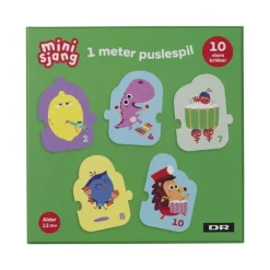 DR Minisjang Puslespil*Dr Borste 1 Meter Puslespil, 10 Brikker
