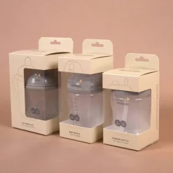 Filibabba Øvrigt Til Spisning*Drikkekop Med Sugeror, Gra