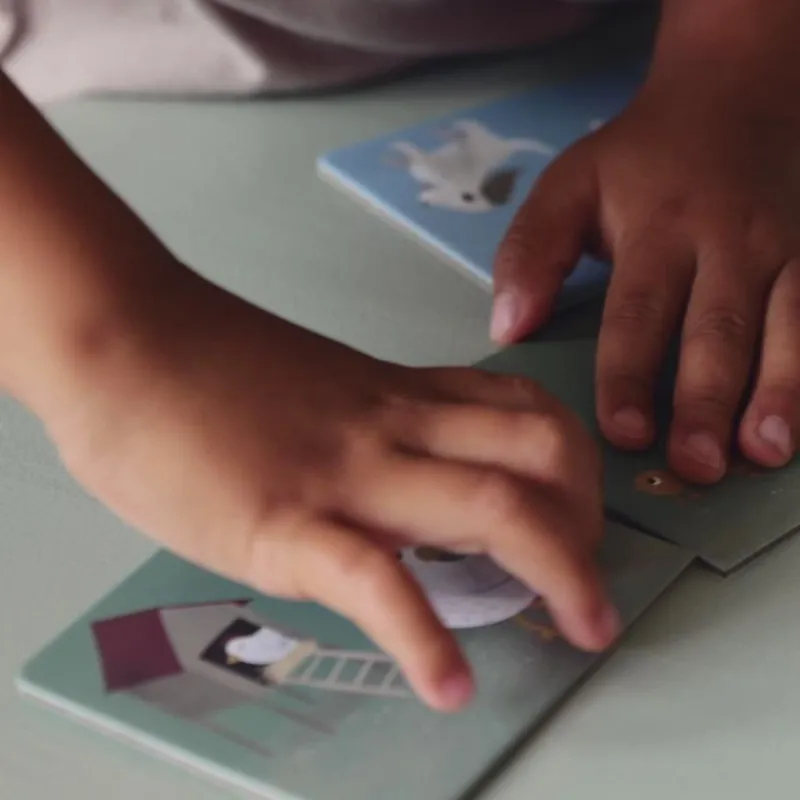 Filibabba Puslespil*Foraeldre Og Barn Puslespil - Bondegardsdyr