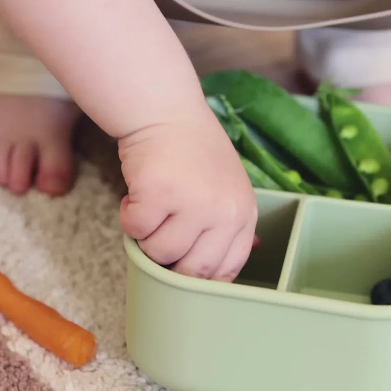 Filibabba Madpakken*Madkasse I Silikone - Bog Green