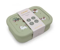 Filibabba Madpakken*Madkasse I Silikone - Bog Green