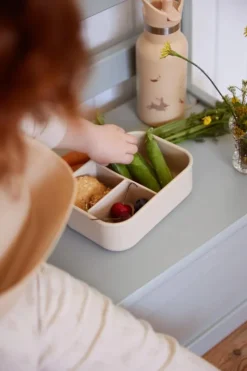 Filibabba Madpakken*Madkasse I Silikone - Toasted Almond