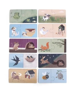 Filibabba Puslespil*Puslespil - Hvor Bor Jeg?