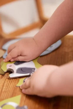 Filibabba Puslespil*Saet Med 7 Puslespil - Bondegardsdyr