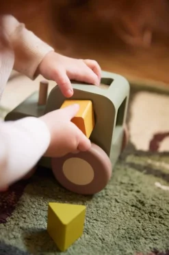 Filibabba Blandet Legetøj*Traek-Traktor Med Puttekasse