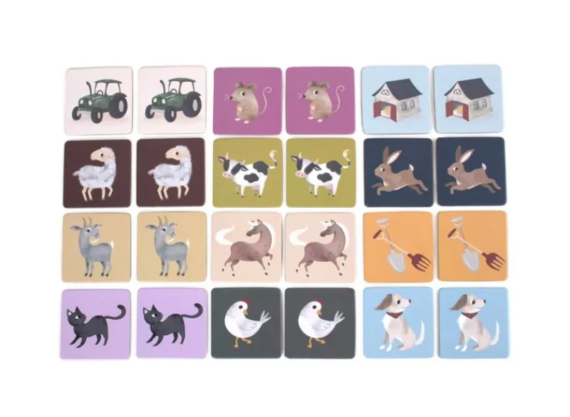 Filibabba Spil*Vendespil - Bondegardsdyr