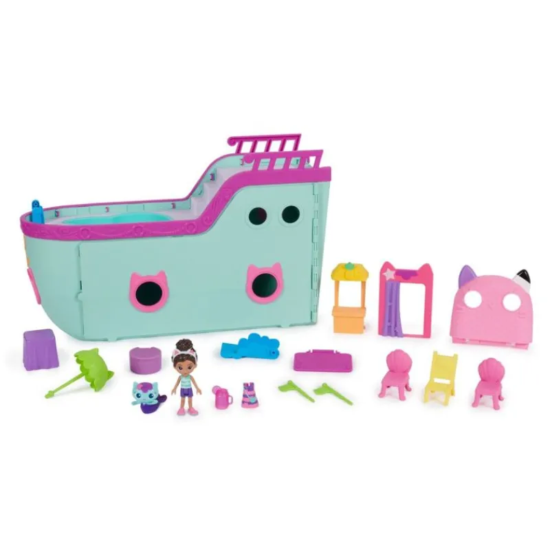 Gabby's Dollhouse Blandet Legetøj*Cat-Tastic Cruise Ship