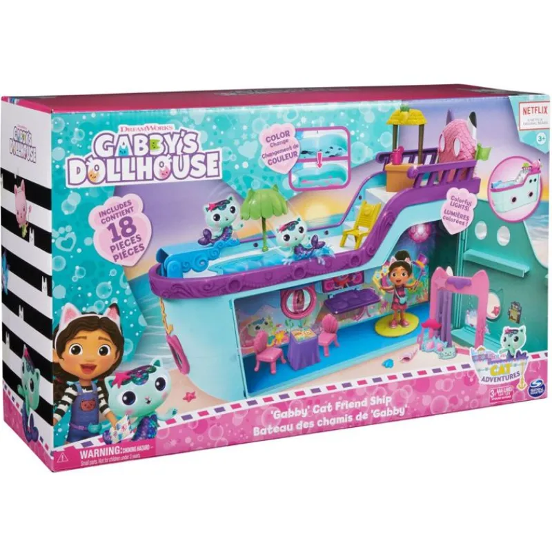 Gabby's Dollhouse Blandet Legetøj*Cat-Tastic Cruise Ship
