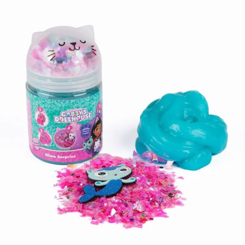 Gabby's Dollhouse Modellervoks & Slim*Gabbys Dollhouse 1Stk Suprise Slime Pot