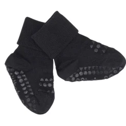 GoBabyGo Kravletid*Bamboo Non-Slip Sokker 6-12Mdr. - Dark Blue