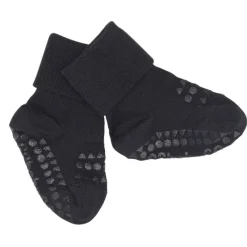 GoBabyGo Kravletid*Bamboo Non-Slip Sokker 1-2Y Dark Blue