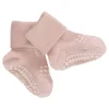 GoBabyGo Kravletid*Bamboo Non-Slip Sokker 6-12Mdr. Soft Pink