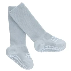 GoBabyGo Kravletid*Bambus Non-Slip Sokker 6-12Mdr. - Sky Blue