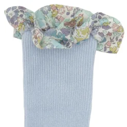 GoBabyGo Kravletid*Bambus Non-Slip Sokker 2-3Ar - Sky Blue/Liberty