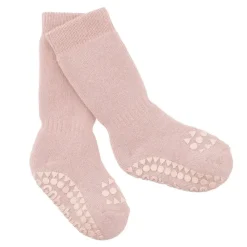 GoBabyGo Kravletid*Bomuld Non-Slip Sokker 3-4Ar - Dusty Rose