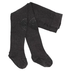 GoBabyGo Kravletid*KravleStrømpebukser 12-18Mdr. - Dark Grey Melange