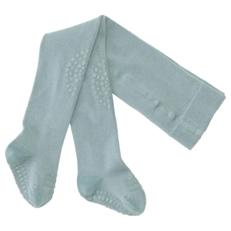 GoBabyGo Kravletid*KravleStrømpebukser 12-18Mdr. - Dusty Blue