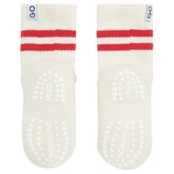 GoBabyGo Kravletid*Skridsikre Sports Strømper Str.23-26 - Rod