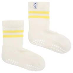 GoBabyGo Kravletid*Skridsikre Sports Strømper Str.20-22 - Gul