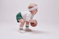 GoBabyGo Kravletid*Skridsikre Sports Strømper Str.20-22 - Gron