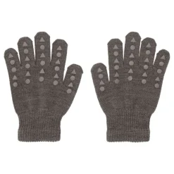 GoBabyGo Kravletid*Uld Non-Slip Handsker 2-3Ar - Brown Melange