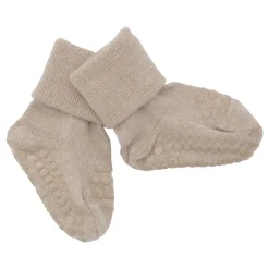 GoBabyGo Kravletid*Uld Non-Slip Sokker 6-12Mdr. - Sand