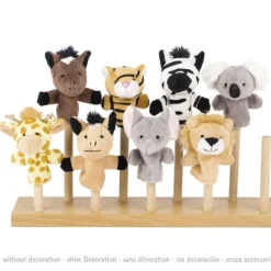 Goki Dyr*1Stk Fingerdukke - Vilde Dyr