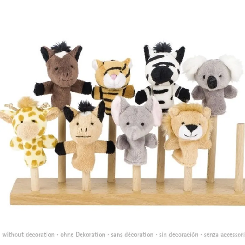 Goki Dyr*1Stk Fingerdukke - Vilde Dyr