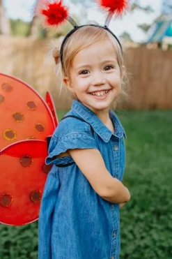 Great Pretenders Udklædning & Tilbehør*Gp Ladybug Wings & HeadBånd