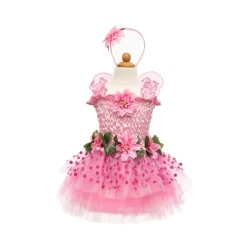 Great Pretenders Udklædning & Tilbehør*Fairy Blooms Deluxe Udklædningskjole, Str. 5-6Y