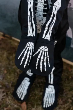 Great Pretenders Udklædning & Tilbehør*Glow In The Dark Skelet, Str.7-8Ar