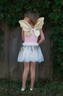 Great Pretenders Udklædning & Tilbehør*Guld-Paillet Saet, Str. 4-6Ar