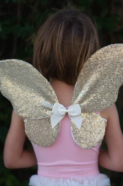 Great Pretenders Udklædning & Tilbehør*Guld-Paillet Saet, Str. 4-6Ar