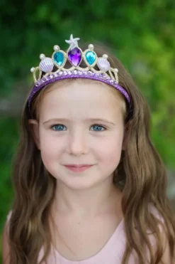 Great Pretenders Udklædning & Tilbehør*Havfrue Glimmersaet, Lilla Str.5-6 Ar