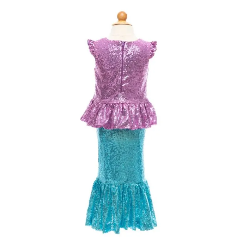 Great Pretenders Udklædning & Tilbehør*Havfrue Top- Og Nederdelsaet Str.3-4Ar