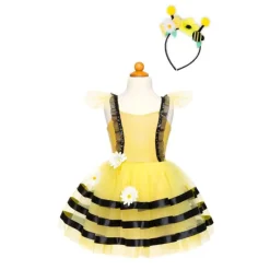 Great Pretenders Udklædning & Tilbehør*Humlebi Kjole Og HarBånd Str.3-4 Ar