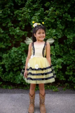 Great Pretenders Udklædning & Tilbehør*Humlebi Kjole Og HarBånd Str.3-4 Ar