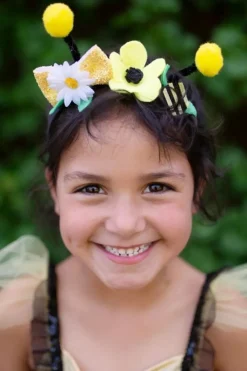 Great Pretenders Udklædning & Tilbehør*Humlebi Kjole Og HarBånd Str.3-4 Ar