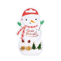 Great Pretenders Smykker*3Pk Oreringe, Juletema
